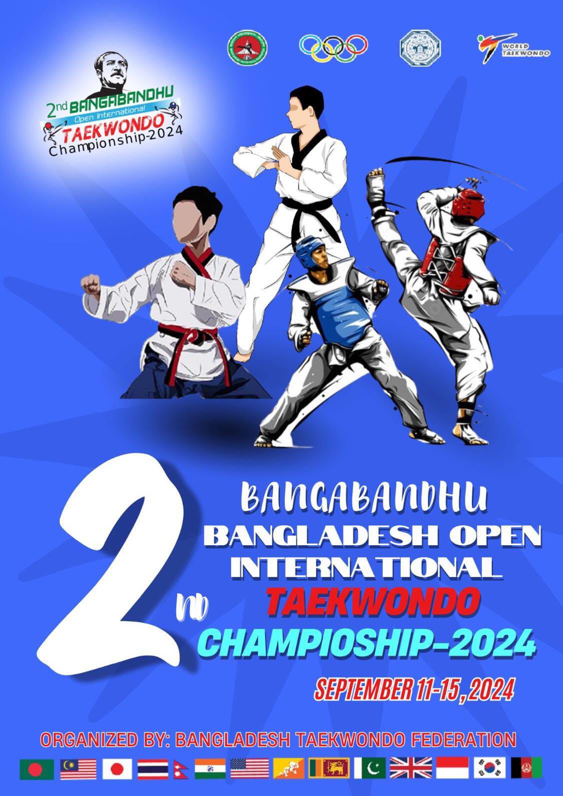 2nd Bangabandhu Open International Taekwondo Championship2024